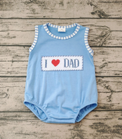 Baby Boys I Love Dad Rompers