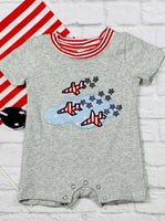 Flying Planes Baby Romper