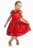 LL Vintage Style Peter Pan Collar Dresses Galaxy Red